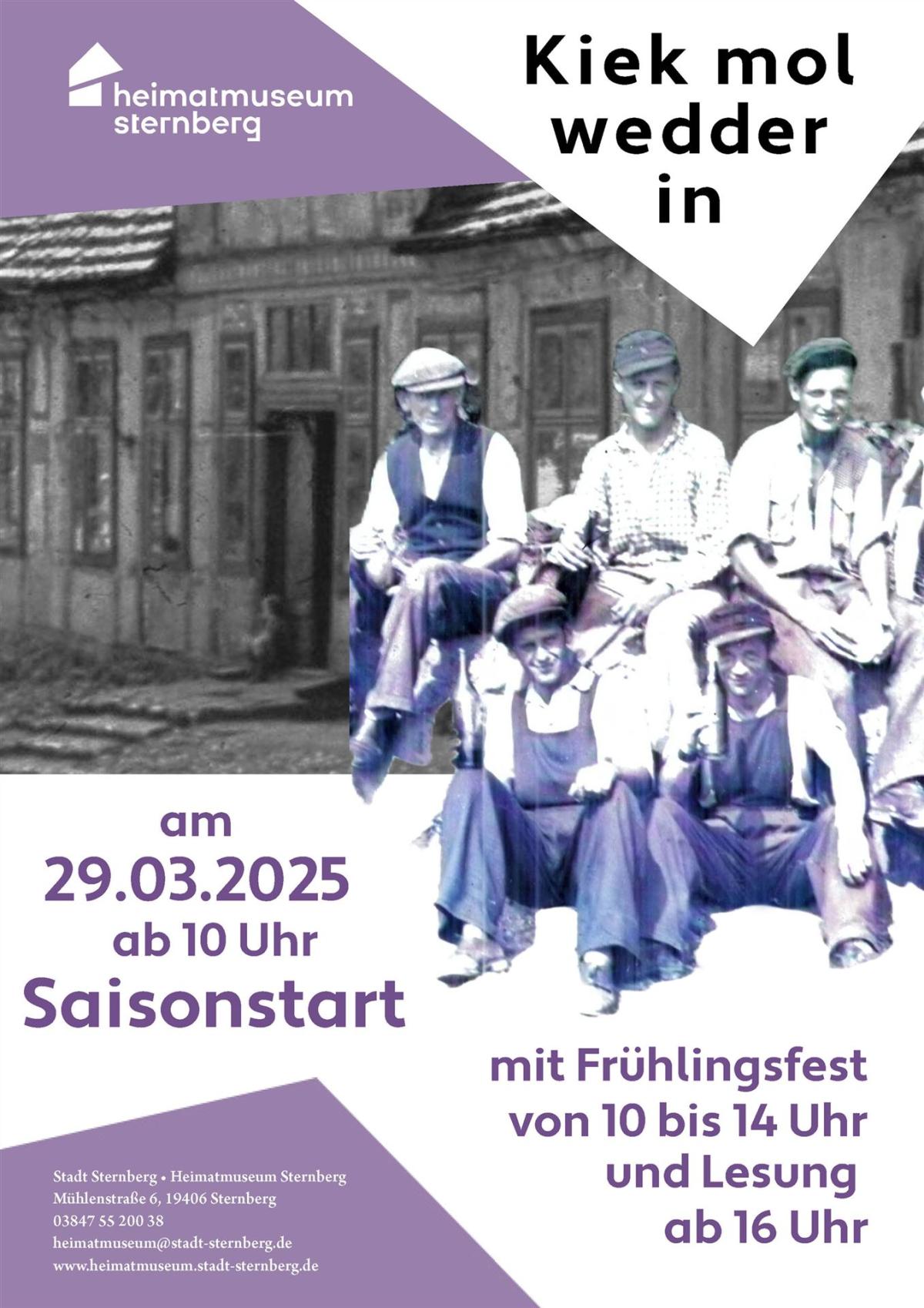 Saisonstart Plakat